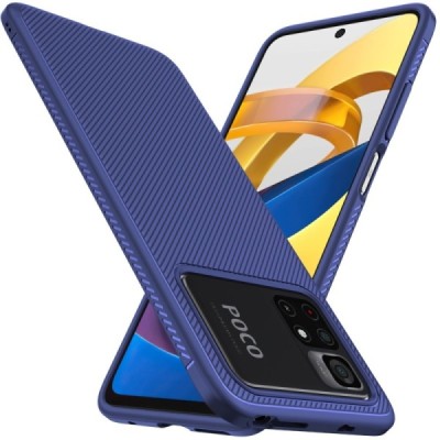 Xiaomi Poco X4 Pro cieta silikona (TPU) zils apvalks | vacins.lv