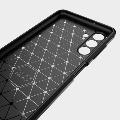Samsung Galaxy A13 5G (A04s) Carbon cieta silikona (TPU) melns apvalks | vacins.lv