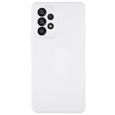 Samsung Galaxy A53 5G (SM-A536B) cieta silikona (TPU) apvalks - balts | vacins.lv