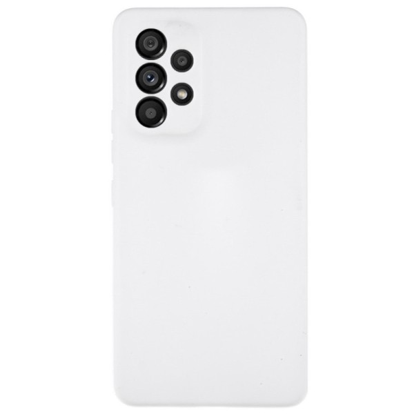 Cieta silikona (TPU) apvalks - balts (Galaxy A53)