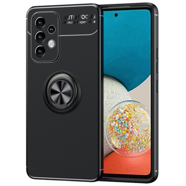 Чехол „Ring“ Kickstand (TPU) - чёрный (Galaxy A53)