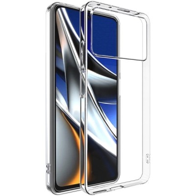 Твердый силиконовый чехол (TPU) для Xiaomi Poco X4 Pro - прозрачный | Vacins.lv