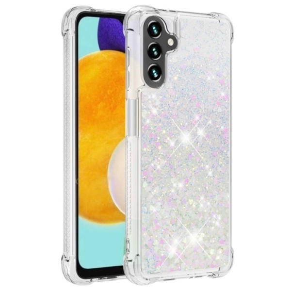 Твердый силиконовый чехол „Shine“ Kickstand (TPU) - прозрачный (Galaxy A13 5G / A04s)