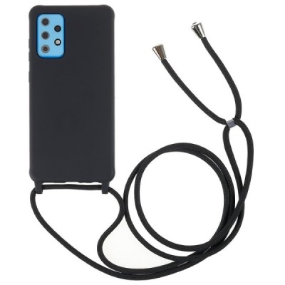 Samsung Galaxy A53 5G (SM-A536B) Strap cieta silikona (TPU) melns apvalks | vacins.lv