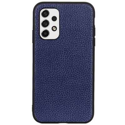 Samsung Galaxy A53 5G (SM-A536B) „Deluxe Leather“ zils ādas apvalks | Vacins.lv
