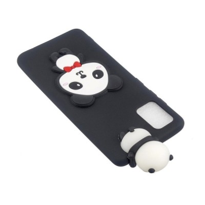 Samsung Galaxy A53 5G (SM-A536B) „Squezy“ cieta silikona (TPU) melns apvalks | vacins.lv