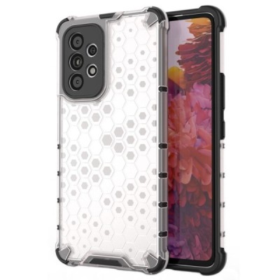 Honeycomb pastiprinātas aizsardzības dzidrs Samsung Galaxy A13 5G (A04s) apvalks | Vacins.lv