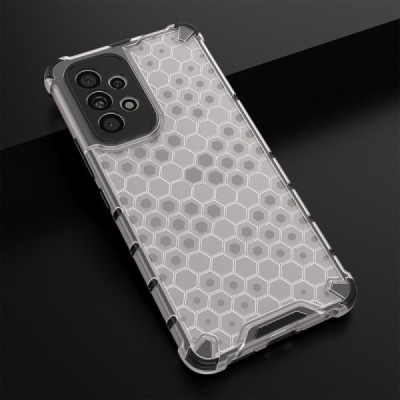 Honeycomb pastiprinātas aizsardzības dzidrs Samsung Galaxy A13 5G (A04s) apvalks | Vacins.lv