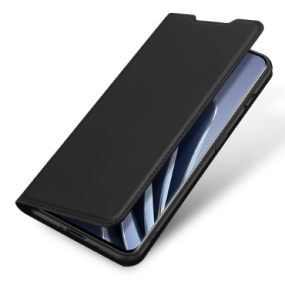 „Dux Ducis“ Skin серии OnePlus 10 Pro чёрный кожаный чехол-книжка | Vacins.lv