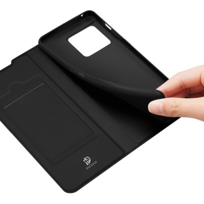 „Dux Ducis“ Skin серии OnePlus 10 Pro чёрный кожаный чехол-книжка | Vacins.lv