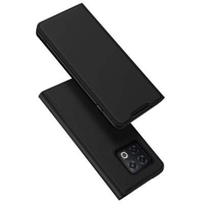 „Dux Ducis“ Skin серии OnePlus 10 Pro чёрный кожаный чехол-книжка | Vacins.lv
