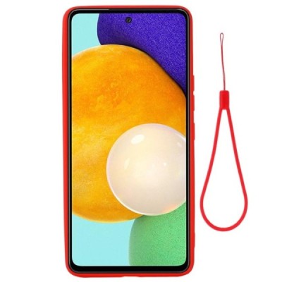 Samsung Galaxy A33 5G (SM-A336E) „Shell“ cieta silikona (TPU) sarkans apvalks | vacins.lv