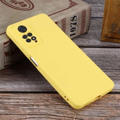 Xiaomi Redmi Note 11 Pro „Shell“ cieta silikona (TPU) dzeltens apvalks | vacins.lv