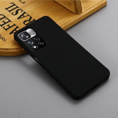 Xiaomi Redmi Note 11 Pro+ Shell (TPU) твердый силиконовый чехол - чёрный | Vacins.lv