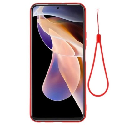 Xiaomi Redmi Note 11 Pro+ Shell (TPU) твердый силиконовый чехол - красный | Vacins.lv