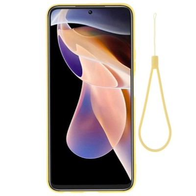 Xiaomi Redmi Note 11 Pro+ Shell (TPU) твердый силиконовый чехол - жёлтый | Vacins.lv