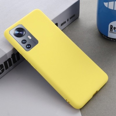 Xiaomi 12 Shell (TPU) твердый силиконовый чехол - жёлтый | Vacins.lv