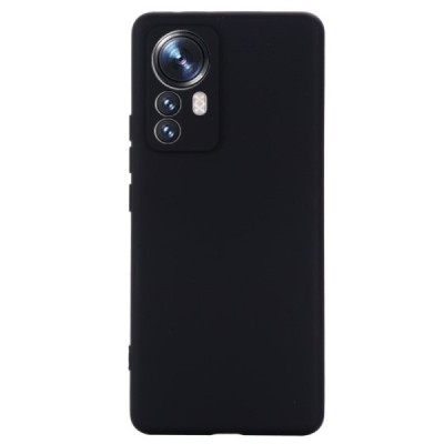 Xiaomi 12 Pro Shell (TPU) твердый силиконовый чехол - чёрный | Vacins.lv