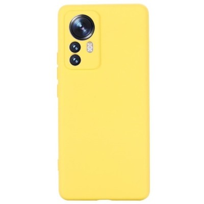 Xiaomi 12 Pro Shell (TPU) твердый силиконовый чехол - жёлтый | Vacins.lv