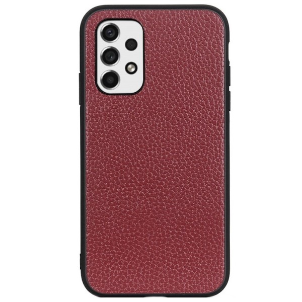„Deluxe Leather“ чехол - бордовый (Galaxy A53)