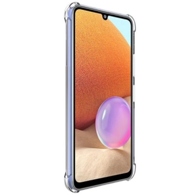 Samsung Galaxy A33 5G (SM-A336E) Imak усиленный твердый силиконовый чехол TPU прозрачный, задняя часть + защитная пленка для экр
