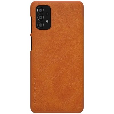 Greznais „Nillkin“ Qin sērijas ādas atvērams brūns Samsung Galaxy A33 5G (SM-A336E) | Vacins.lv