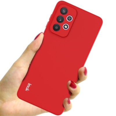 Samsung Galaxy A33 5G (SM-A336E) „Imak“ cieta silikona (TPU) sarkans apvalks | vacins.lv