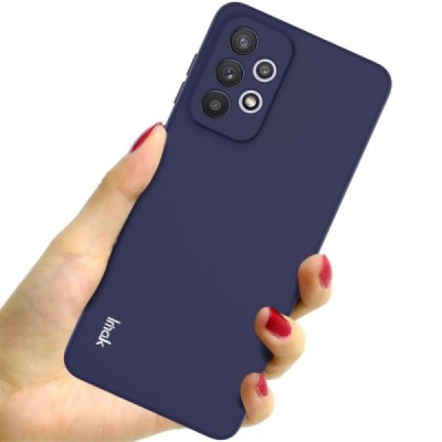 Samsung Galaxy A33 5G (SM-A336E) „Imak“ cieta silikona (TPU) zils apvalks | vacins.lv