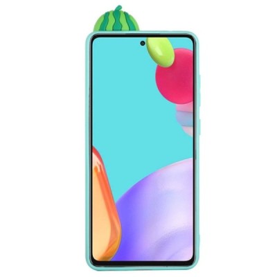 Samsung Galaxy A33 5G (SM-A336E) „Squezy“ Watermelon твердый силиконовый чехол TPU мятного цвета | Vacins.lv