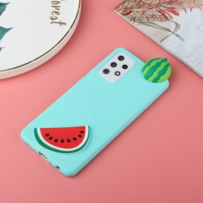 Samsung Galaxy A33 5G (SM-A336E) „Squezy“ Watermelon твердый силиконовый чехол TPU мятного цвета | Vacins.lv