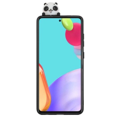 Samsung Galaxy A33 5G (SM-A336E) „Squezy“ Panda твердый силиконовый чехол TPU чёрного цвета | Vacins.lv