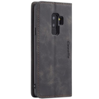 Samsung Galaxy S9+ (G965) CaseMe Retro открываемый, чёрного цвета, кожаный чехол – книжка | Vacins.lv