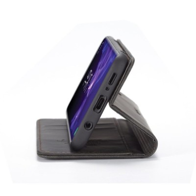 Samsung Galaxy S9+ (G965) CaseMe Retro открываемый, чёрного цвета, кожаный чехол – книжка | Vacins.lv
