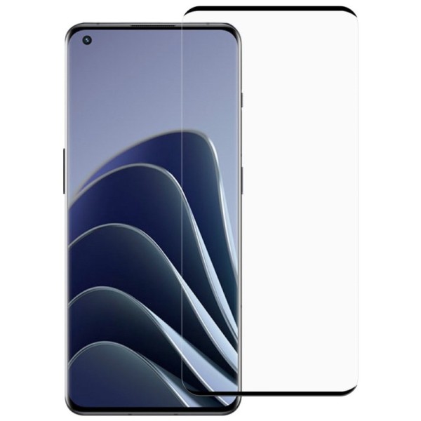 „Calans“ Tempered Glass pilnīgi aizsedzams ekrāna aizsargstikls 0.2 mm - melns (OnePlus 11 / 10 Pro / 9 Pro)