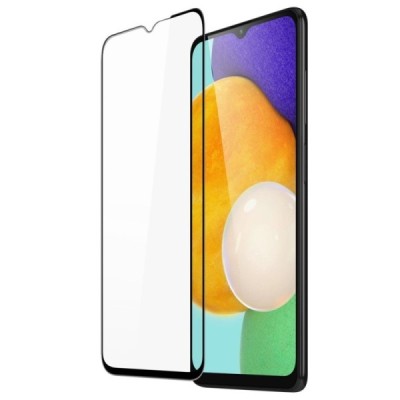 Samsung Galaxy A13 4G (SM-A135F) „Dux Ducis“ Tempered Glass melns ekrāna aizsargstikls 2.5D | Vacins.lv