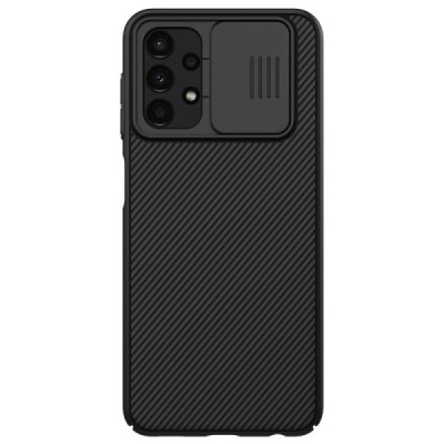 Samsung Galaxy A13 4G (SM-A135F, SM-A137F) „Nillkin“ CamShield чёрный чехол, задняя часть с защитой камеры | Vacins.lv