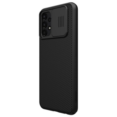 Samsung Galaxy A13 4G (SM-A135F, SM-A137F) „Nillkin“ CamShield чёрный чехол, задняя часть с защитой камеры | Vacins.lv