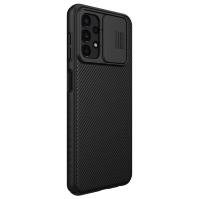 Samsung Galaxy A13 4G (SM-A135F, SM-A137F) „Nillkin“ CamShield чёрный чехол, задняя часть с защитой камеры | Vacins.lv