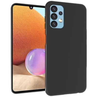 Samsung Galaxy A13 4G (SM-A135F, SM-A137F) kieto silikono TPU juodas dėklas - nugarėlė | Priedai.lt