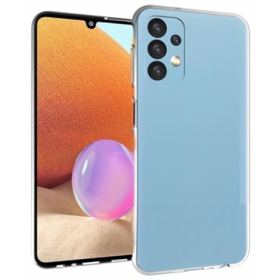 Твердый силиконовый чехол (TPU) для Samsung Galaxy A13 4G (SM-A135F, SM-A137F) - прозрачный | Vacins.lv