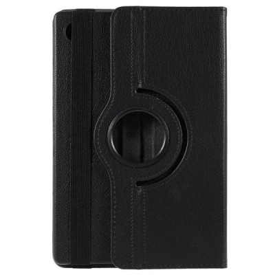 Samsung Galaxy Tab A8 10.5 2021 (X200, X205) чёрный кожаный чехол-книжка (складной) | Vacins.lv