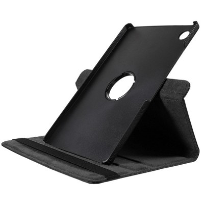 Samsung Galaxy Tab A8 10.5 2021 (X200, X205) чёрный кожаный чехол-книжка (складной) | Vacins.lv