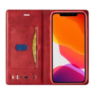 „Lc.Imeeke“ Apple iPhone 11 красный чехол-книжка | Vacins.lv