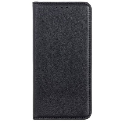 Xiaomi Redmi Note 11 4G Solīds sērijas melns atvērams maciņš, maks | Vacins.lv