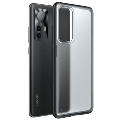 Xiaomi 12 (12X) Armor матовый твердый силиконовый чехол (TPU) с черной окантовкой | Vacins.lv