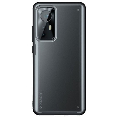 Xiaomi 12 (12X) Armor матовый твердый силиконовый чехол (TPU) с черной окантовкой | Vacins.lv