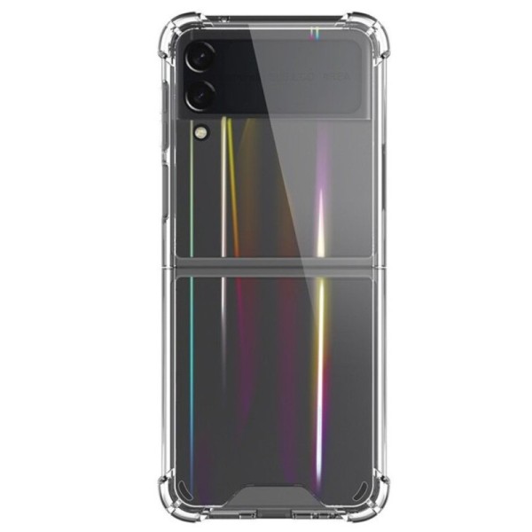 Pastiprinātas aizsardzības cieta silikona (TPU) apvalks - dzidrs (Galaxy Z Flip3)