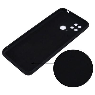 Xiaomi Redmi 10C Shell (TPU) твердый силиконовый чехол - чёрный | Vacins.lv