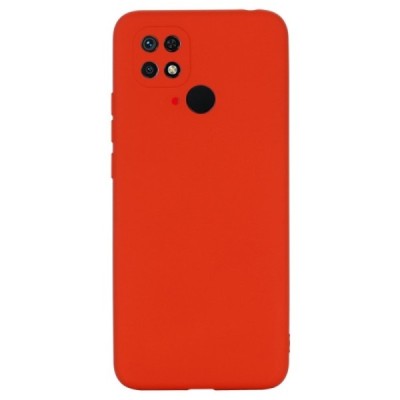 Xiaomi Redmi 10C „Shell“ cieta silikona (TPU) sarkans apvalks | vacins.lv