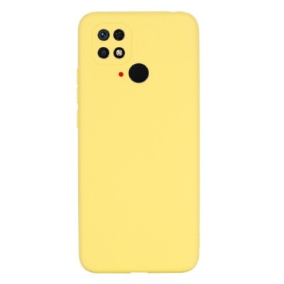 Xiaomi Redmi 10C „Shell“ cieta silikona (TPU) dzeltens apvalks | vacins.lv